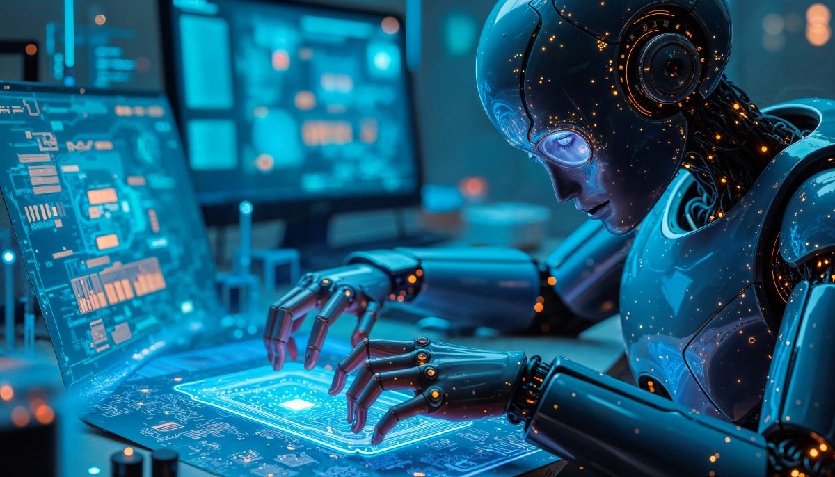 RINDAX AI automation, chatbot, and digital business services illustration